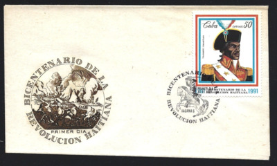 Envelope, Bicentennial of Haitian Revolution